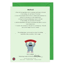 Load image into Gallery viewer, recipe greeting card juniper berries