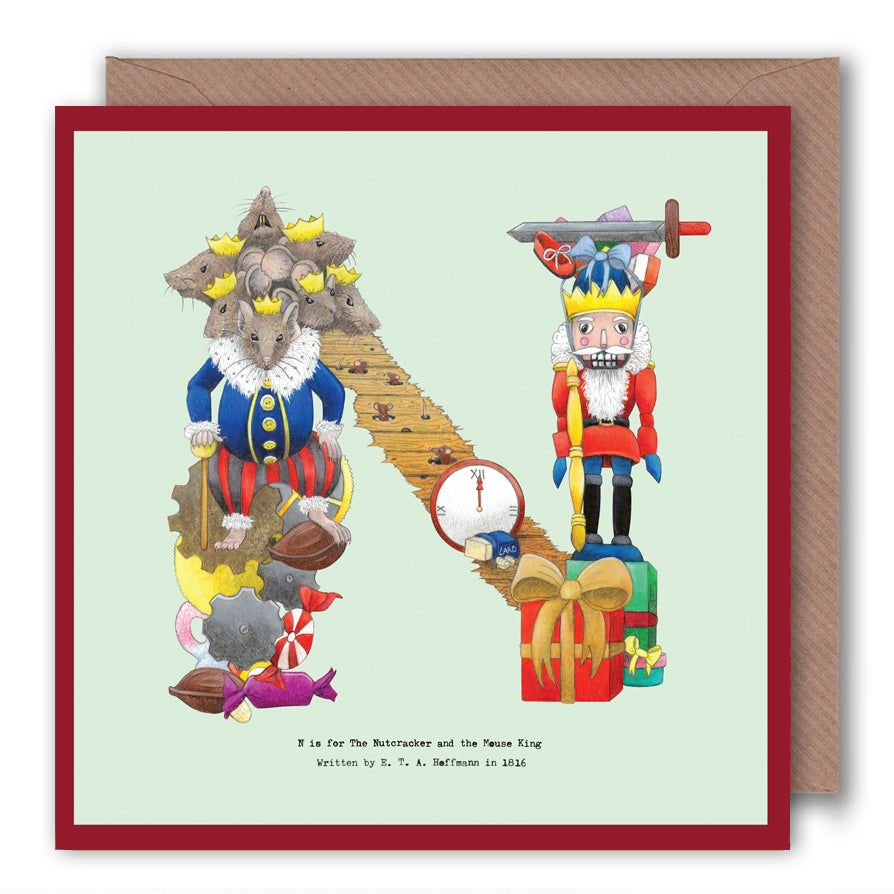 name-card-birthday-card-personalised-letter-n