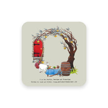 Load image into Gallery viewer, personalised gift idea alphabet coaster letter o