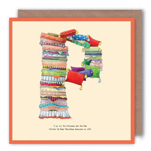 Load image into Gallery viewer, letter-p-birthday-card-for-children