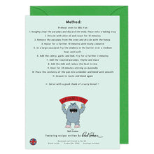 Load image into Gallery viewer, recipe greeting card parsnip