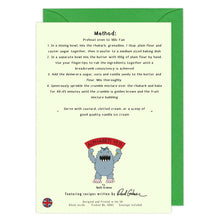 Load image into Gallery viewer, recipe greeting card rhubarb