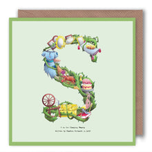 Load image into Gallery viewer, name-card-birthday-card-personalised-letter-s
