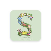 Load image into Gallery viewer, personalised gift idea alphabet coaster letter s