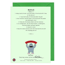 Load image into Gallery viewer, recipe greeting card tomatoes