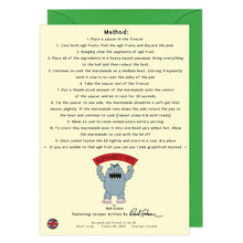 Load image into Gallery viewer, recipe greeting card ugli fruit