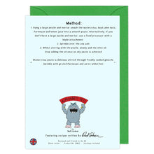 Load image into Gallery viewer, recipe greeting card watercress