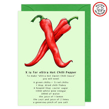 Load image into Gallery viewer, Recipe Greeting Cards - Every Letter Available