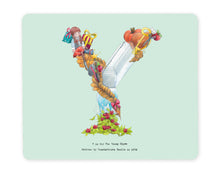 Load image into Gallery viewer, letter y alphabet placemats personalised gift idea for her