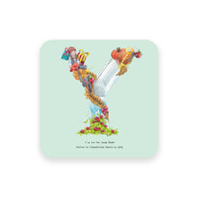 Load image into Gallery viewer, personalised gift idea alphabet coaster letter y
