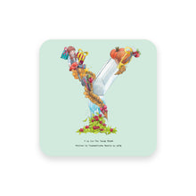 Load image into Gallery viewer, personalised gift idea alphabet coaster letter y