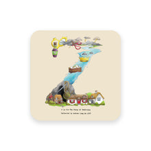 Load image into Gallery viewer, personalised gift idea alphabet coaster letter z