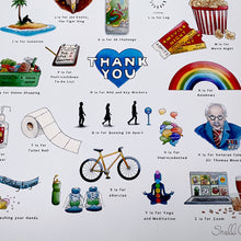 Load image into Gallery viewer, the lockdown alphabet wall art
