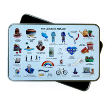 Load image into Gallery viewer, The Lockdown Alphabet Storage Tin