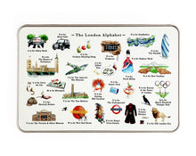 Load image into Gallery viewer, The London Alphabet Storage Tin