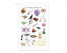 Load image into Gallery viewer, Alphabet Tea Towel - 9 Designs