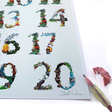 Load image into Gallery viewer, preschool number chart 1 to 20