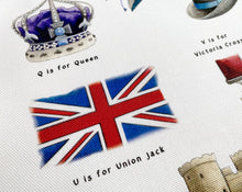 Load image into Gallery viewer, The Royal Alphabet Tea Towel