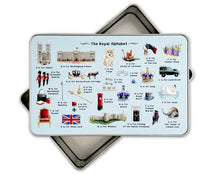 Load image into Gallery viewer, The Royal Alphabet Storage Tin