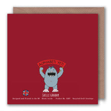 Load image into Gallery viewer, A is for Alice in Wonderland - Alphabet Greeting Card