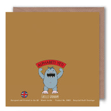 Load image into Gallery viewer, W is for The White Snake - Alphabet Greeting Card