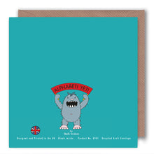 Load image into Gallery viewer, Y is for The Young Slave - Alphabet Greeting Card