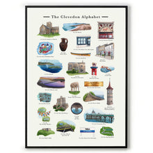 Load image into Gallery viewer, The Clevedon Alphabet Art Print
