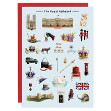 Load image into Gallery viewer, The Royal Alphabet Greeting Card
