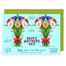 Load image into Gallery viewer, 'Make your Own Bouquet' Mother's Day Card