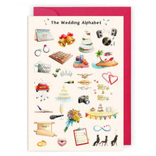 Load image into Gallery viewer, The Wedding Alphabet Greeting Card