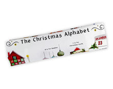Load image into Gallery viewer, The Christmas Alphabet Tea Towel