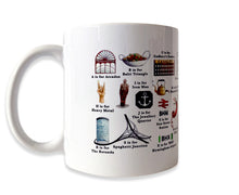 Load image into Gallery viewer, the birmingham alphabet mug featuring spaghetti junction 
