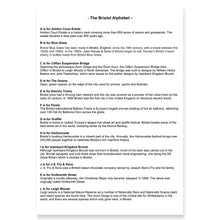 Load image into Gallery viewer, The Bristol Alphabet Art Print