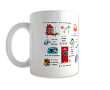 Load image into Gallery viewer, The Christmas Alphabet Mug
