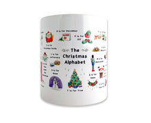 Load image into Gallery viewer, The Christmas Alphabet Mug