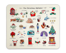 Load image into Gallery viewer, The Christmas Alphabet Placemat