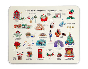 The Christmas Alphabet Placemat