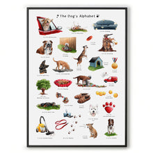 Load image into Gallery viewer, The Dog&#39;s Alphabet Art Print
