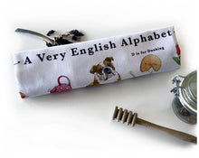 Load image into Gallery viewer, english alphabet tea towel git idea for her