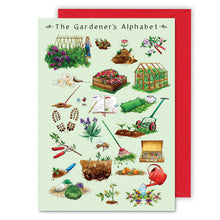 Load image into Gallery viewer, The Gardener&#39;s Alphabet Greeting Card
