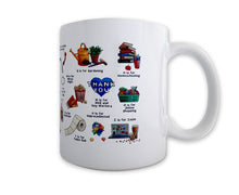 Load image into Gallery viewer, the lockdown alphabet thank you NHS mug
