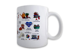 Load image into Gallery viewer, the lockdown alphabet thank you NHS mug
