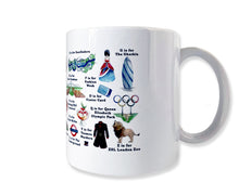 Load image into Gallery viewer, the london alphabet mug gift idea for office employee 
