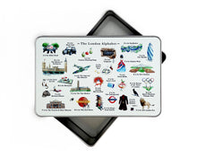 Load image into Gallery viewer, The London Alphabet Storage Tin
