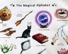 Load image into Gallery viewer, The Magical Alphabet Tea Towel