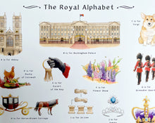 Load image into Gallery viewer, The Royal Alphabet Art Print