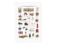 Load image into Gallery viewer, The Royal Alphabet Tea Towel