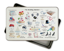 Load image into Gallery viewer, The Wedding Alphabet Storage Tin