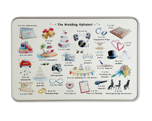 Load image into Gallery viewer, The Wedding Alphabet Storage Tin