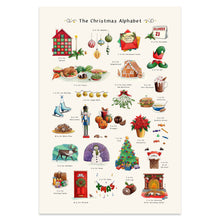 Load image into Gallery viewer, The Christmas Alphabet Art Print